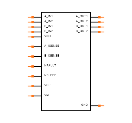 DRV8833PW Symbol