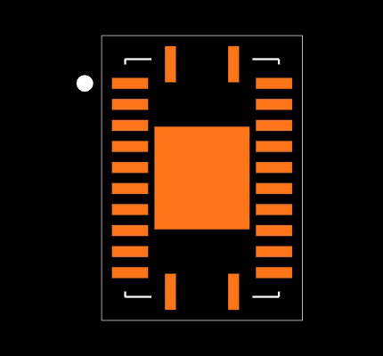 DRV8850RGYR Footprint