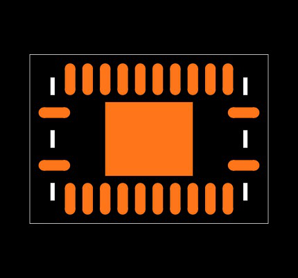 DRV8850RGYT Footprint