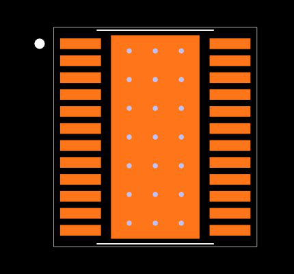 DRV8884PWPR Footprint