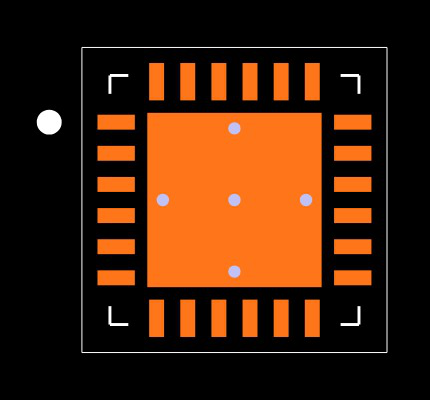 DRV8889QWRGERQ1 Footprint