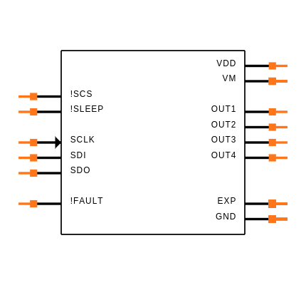 DRV8904QPWPRQ1 Symbol