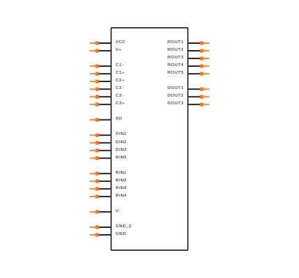 DS14C335MSAX Symbol
