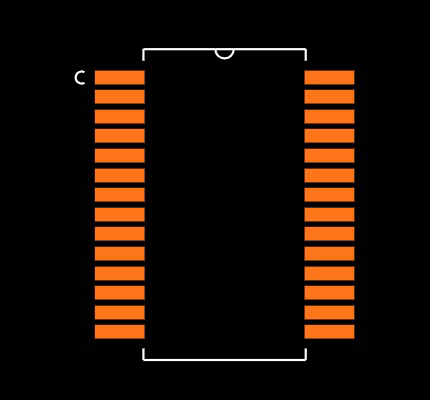 DS14C535MSAX Footprint