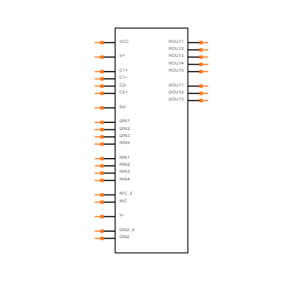 DS14C535MSAX Symbol