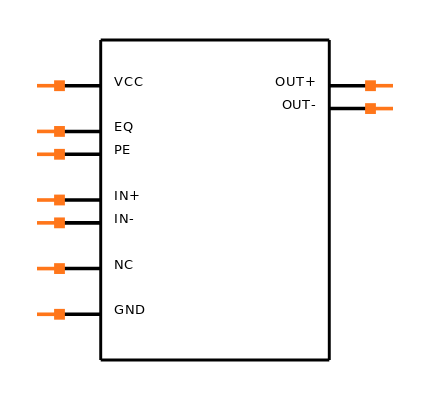 DS25BR101TSD/NOPB Symbol