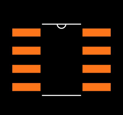 DS75176BM/NOPB Footprint