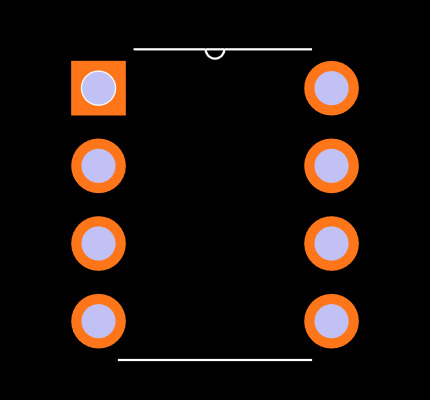 DS75176BN/NOPB Footprint