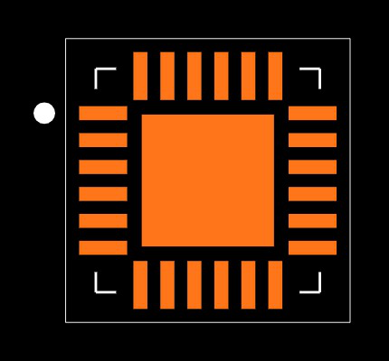 DS80PCI102SQ/NOPB Footprint