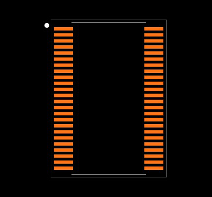 DS90C363BMTX/NOPB Footprint