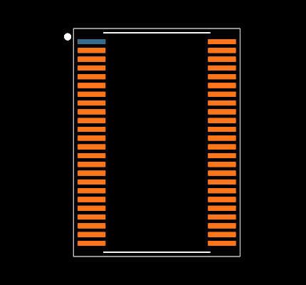 DS90CF366MTD/NOPB Footprint