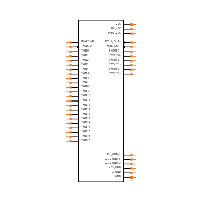 DS90CR217MTD Symbol