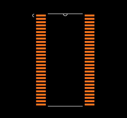 DS90CR288AMTDX/NOPB Footprint