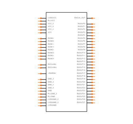 DS90CR288AMTDX Symbol