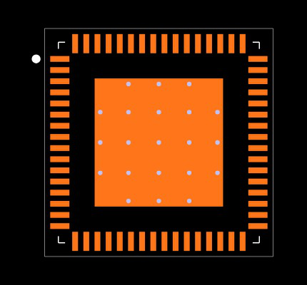 DS90UB949ATRGCTQ1 Footprint
