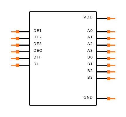 DS91M125TMAX/NOPB Symbol