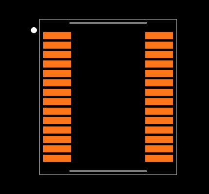 DSD1792ADB Footprint