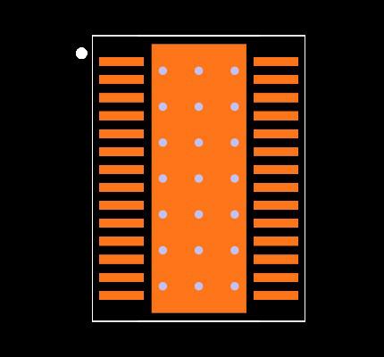 EMB1499QMH/NOPB Footprint