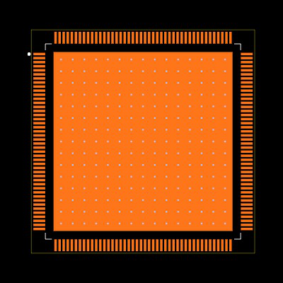 F28P650DK6PTP Footprint