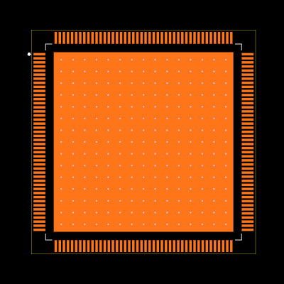 F28P650DK7PTP Footprint