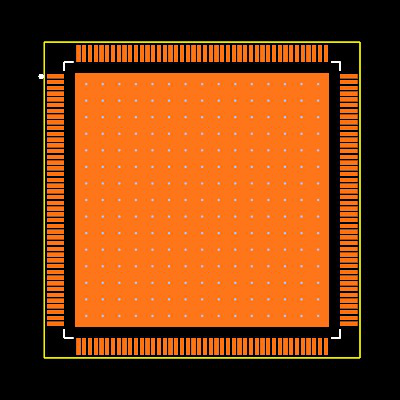 F28P650SH6PTP Footprint