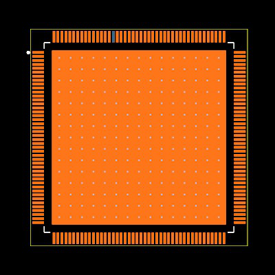 F28P650SH7PTP Footprint