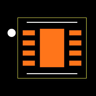 HDC3022QDEJRQ1 Footprint
