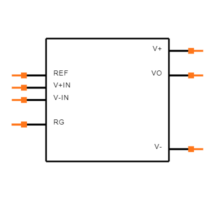 INA118PG4 Symbol