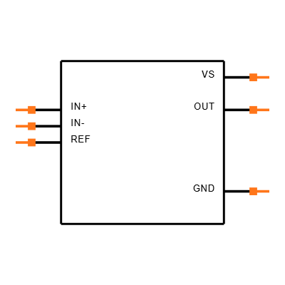 INA181A4IDBVR Symbol