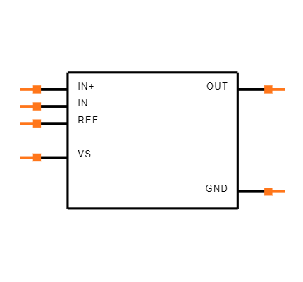 INA185A1IDRLR Symbol
