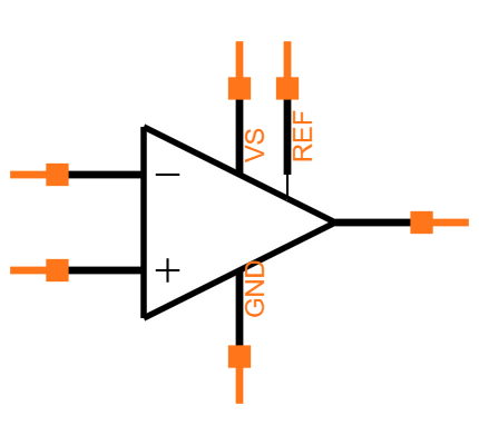 INA186A4IDCKT Symbol