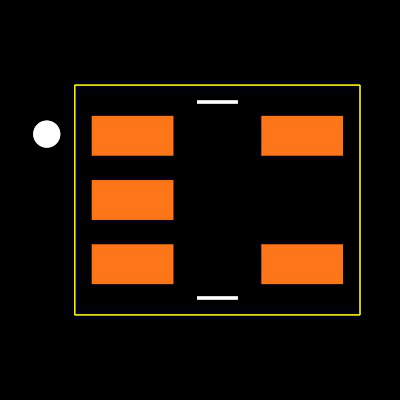 INA186A4QDBVRQ1 Footprint