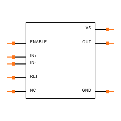INA186A5QDDFRQ1 Symbol