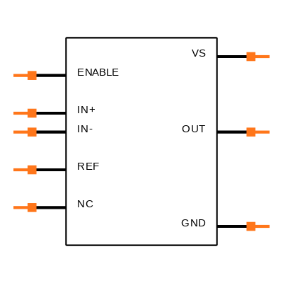INA190A2NDDFREP Symbol
