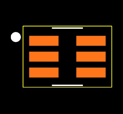 INA199B2DCKR Footprint