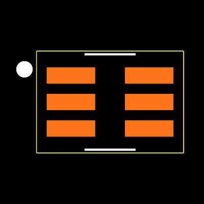 INA199B2QDCKRQ1 Footprint