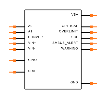 INA209AIPW Symbol