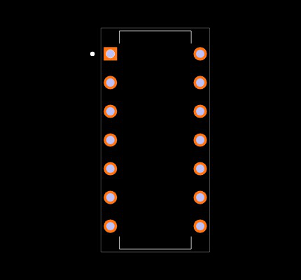 INA2134PA Footprint