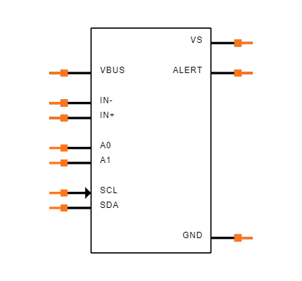 INA228AIDGSR Symbol