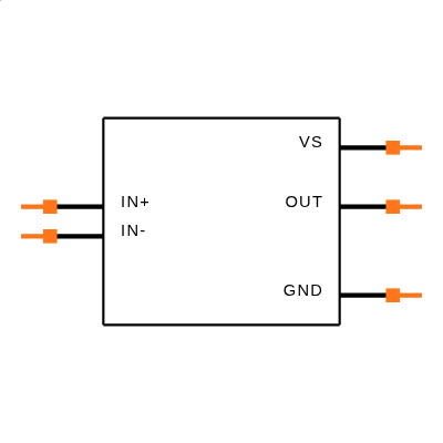 INA281A5QDBVRQ1 Symbol