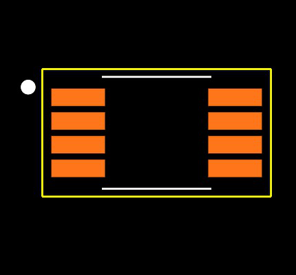 INA332AIDGKR Footprint