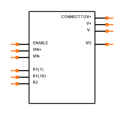 INA338AIDGST Symbol