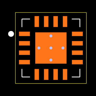 INA4290A3IRGVR Footprint