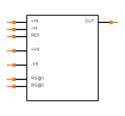 INA828ID Symbol