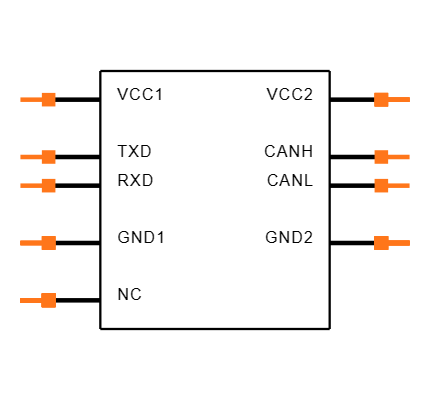 ISO1042QDWQ1 Symbol