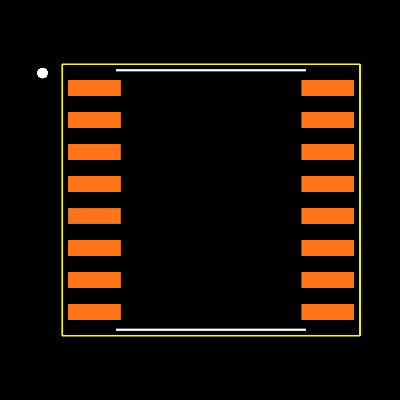ISO1410BDW Footprint