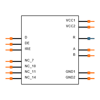 ISO1410BDW Symbol