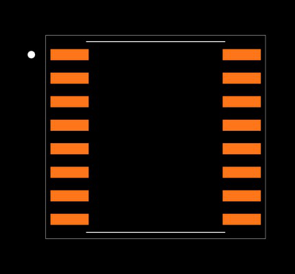 ISO6740FDWR Footprint