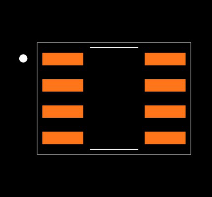 ISO721QDRQ1 Footprint