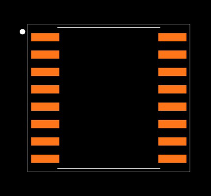 ISO7231ADW Footprint